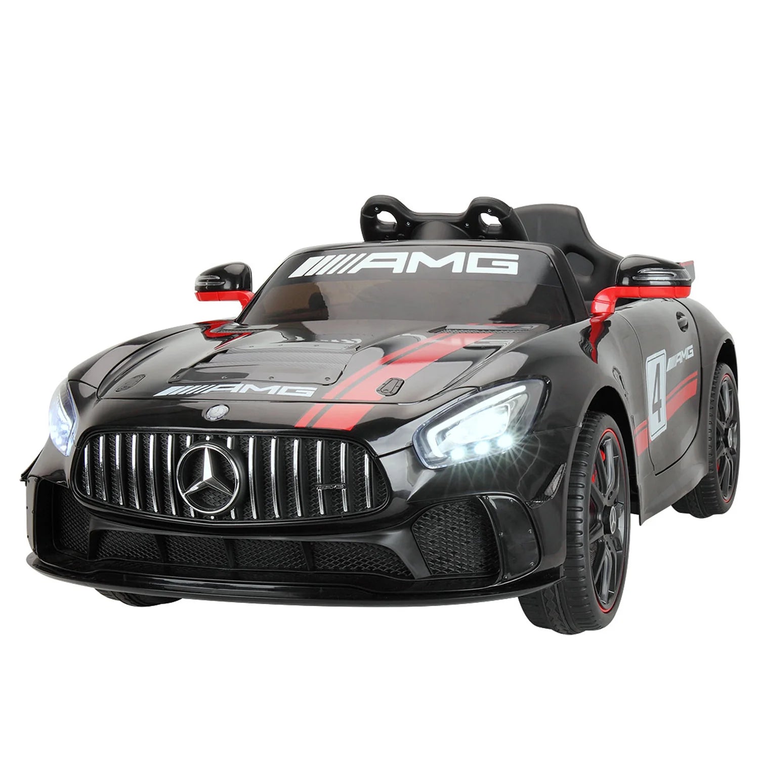 Kids Electric Ride On Mercedes GT4 AMG Black