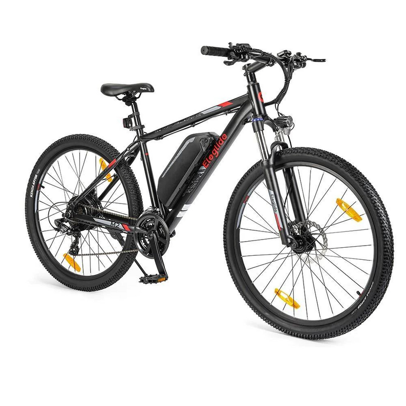 Eleglide M2 27.5" Electric Mountain Bike, 15.5MPH facing oblique right in a white studio setting 