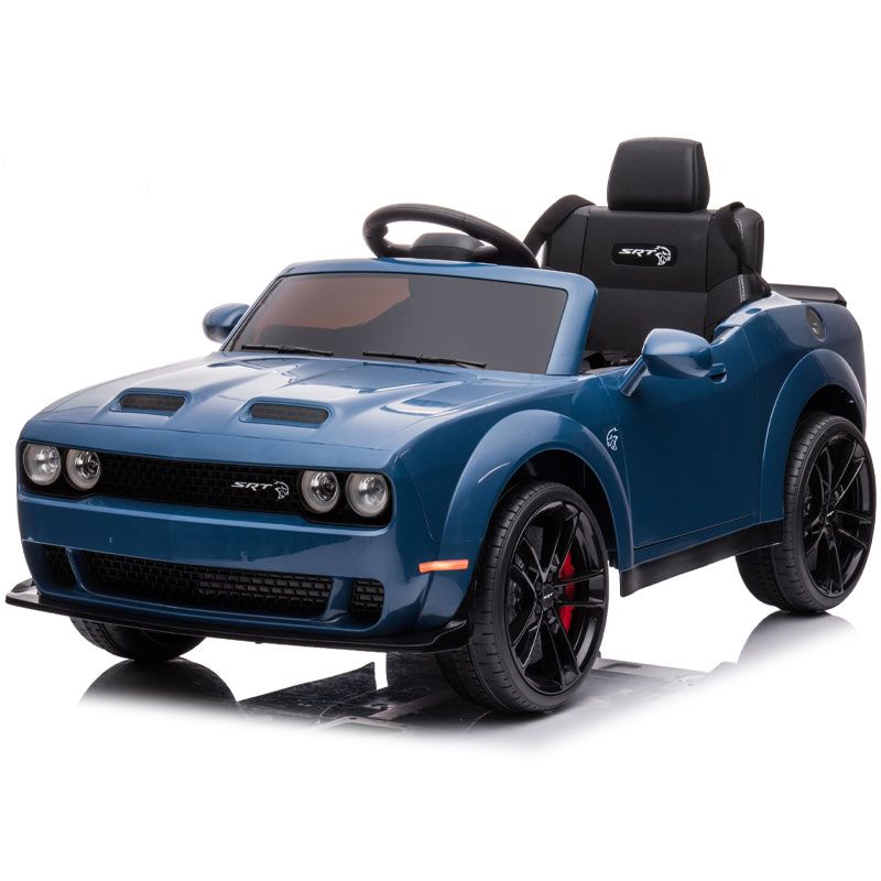 Kids Electric Ride On 12V Dodge Challenger Blue