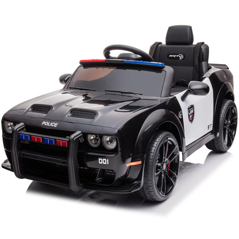 Kids Electric Ride On 12V Dodge Challenger Ride on Police Car