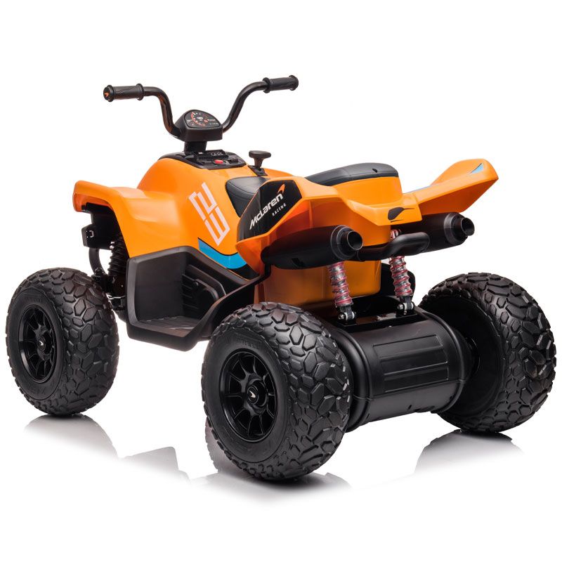 Kids Ride On 12V Electric McLaren Quad Bike Orange