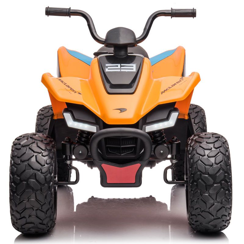 Kids Ride On 12V Electric McLaren Quad Bike Orange