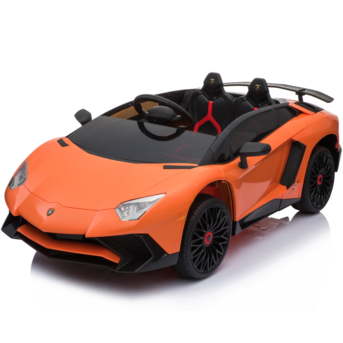 Kids Ride On Lamborghini Aventador Opening Doors Orange