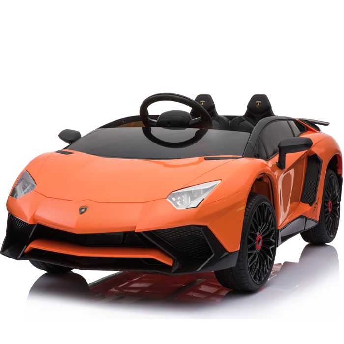 Kids Ride On Lamborghini Aventador Opening Doors Orange