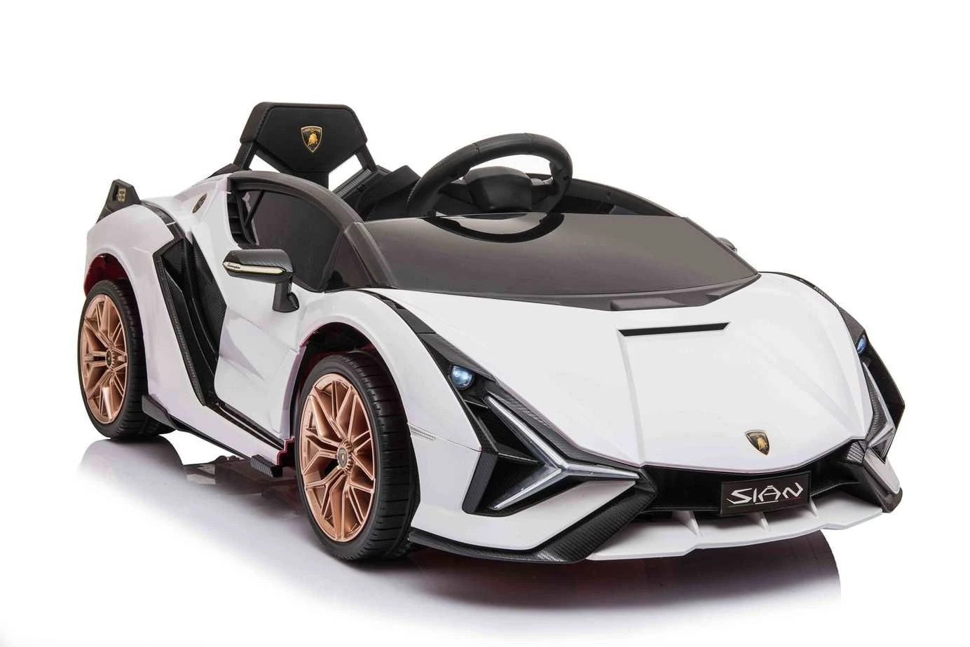 Kids Lamborghini Sian Electric Ride-on Car with Parent Remote